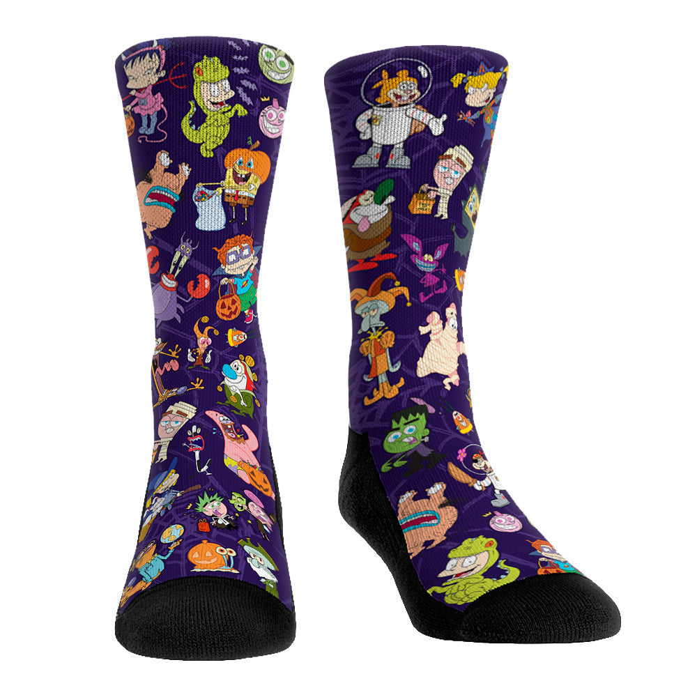 Nickelodeon - Halloween All-Over Crew Socks