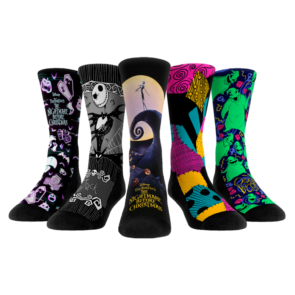 The Nightmare Before Christmas - 5-Pack Crew Socks