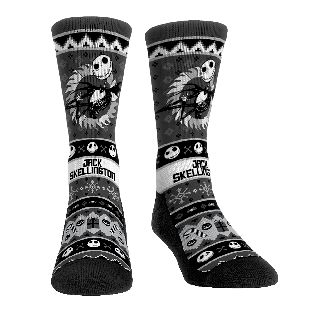 The Nightmare Before Christmas - Jack Skellington Tacky Sweater Crew Socks