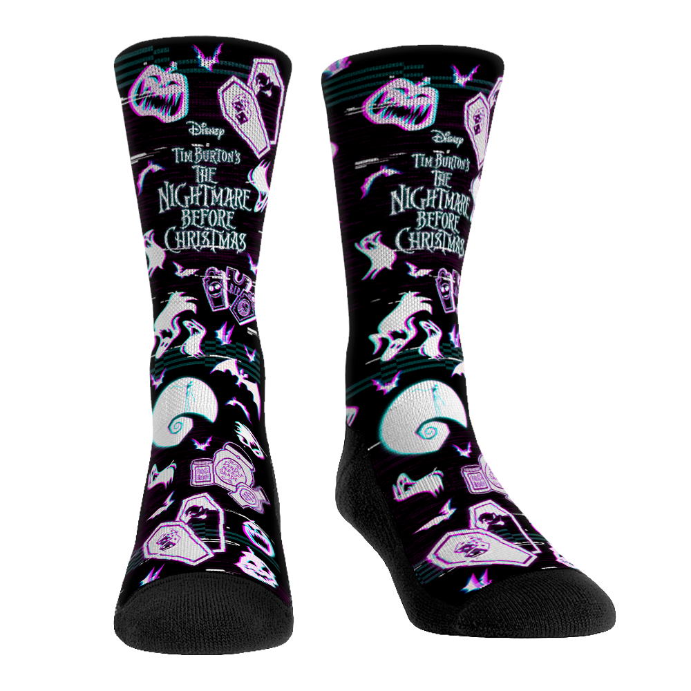 The Nightmare Before Christmas - Nightmare Before Christmas All-Over Crew Socks