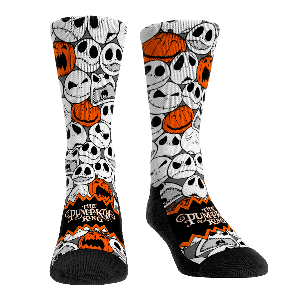 The Nightmare Before Christmas - Pumpkin King Stacked Crew Socks