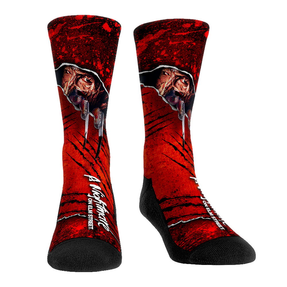 A Nightmare on Elm Street - Freddy Krueger - Slasher Crew Socks