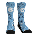 North Carolina Tar Heels - Cracked Marble Crew Socks