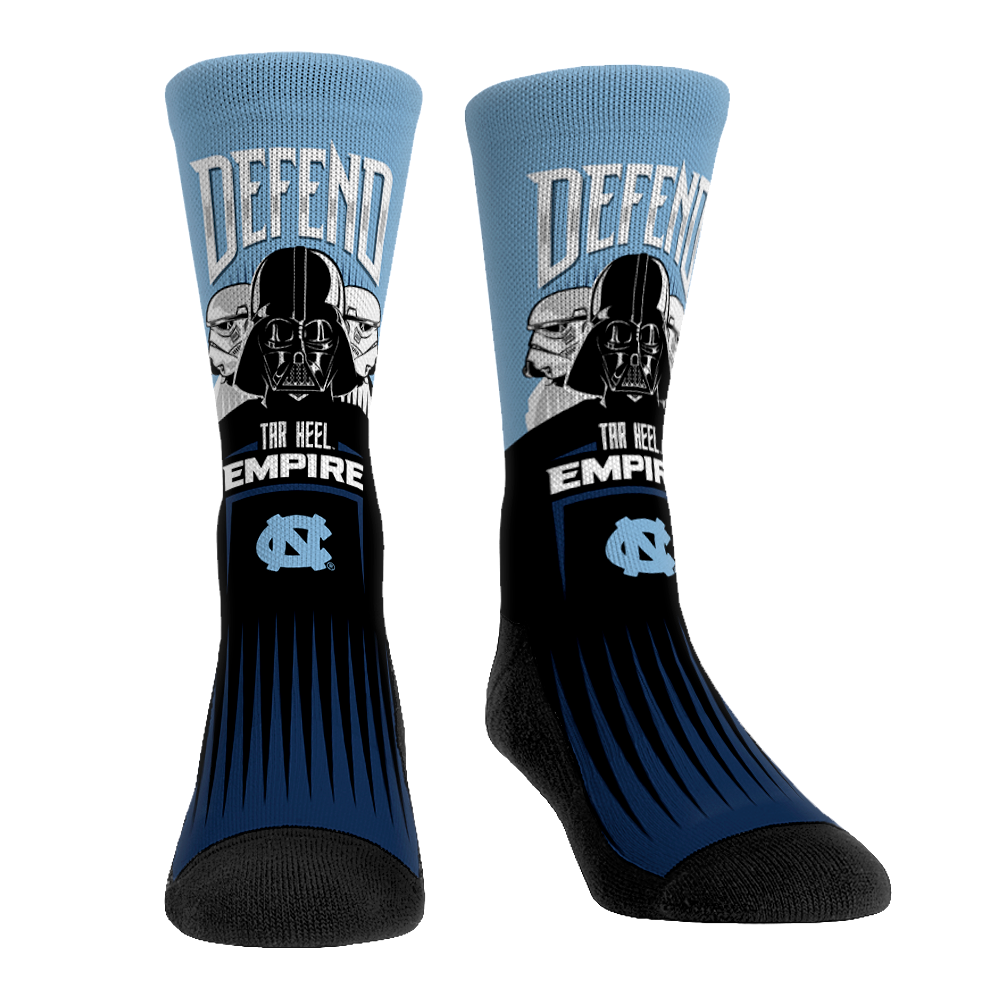 North Carolina Tar Heels - Star Wars - Defend the Empire Crew Socks
