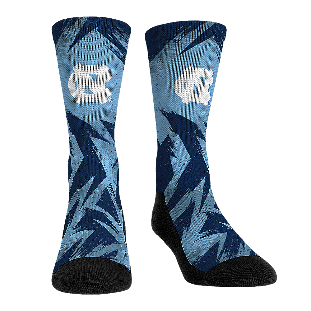 North Carolina Tar Heels - Game Paint Crew Socks