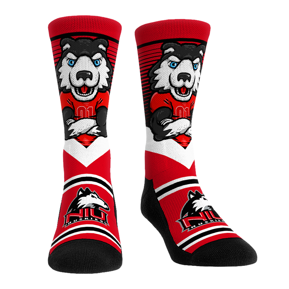 Northern Illinois Huskies - Mascot Showdown Crew Socks