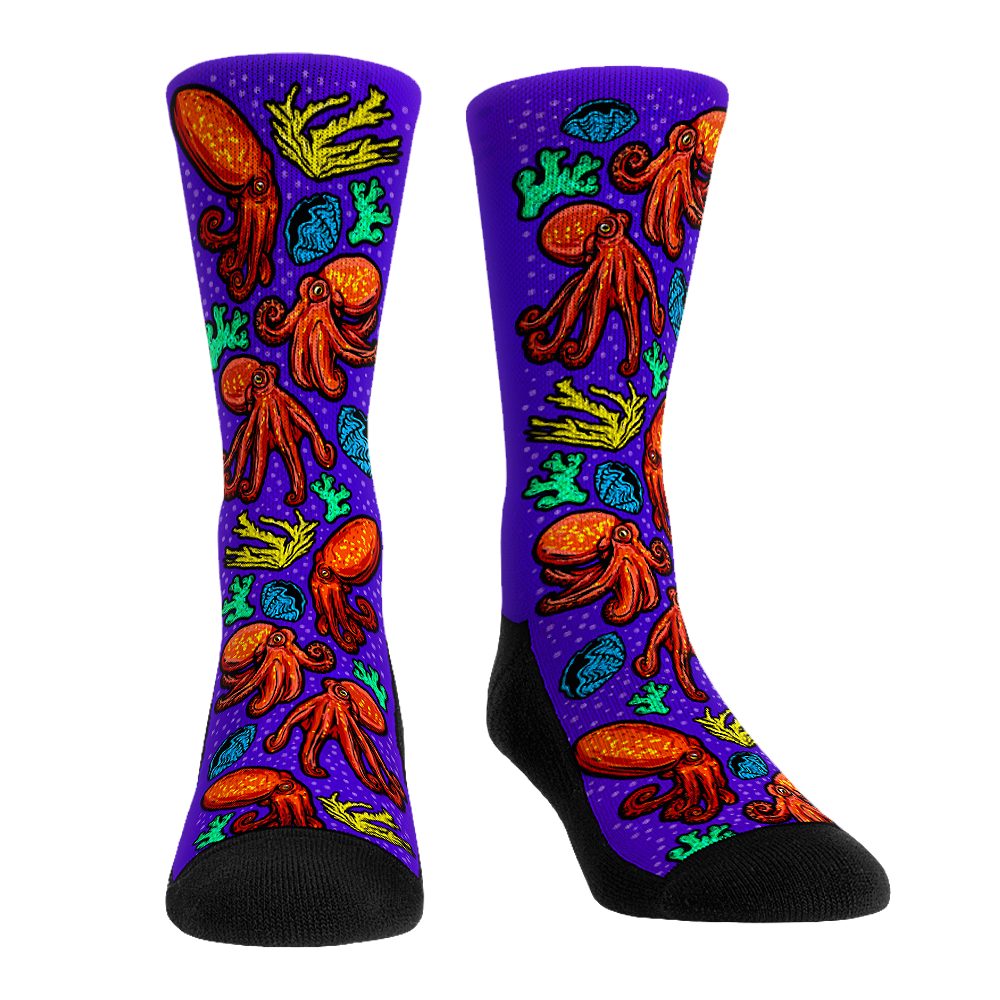 Octopus All-Over Crew Socks
