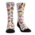 Ohio State Buckeyes - 90s Nickelodeon Characters All-Over Crew Socks