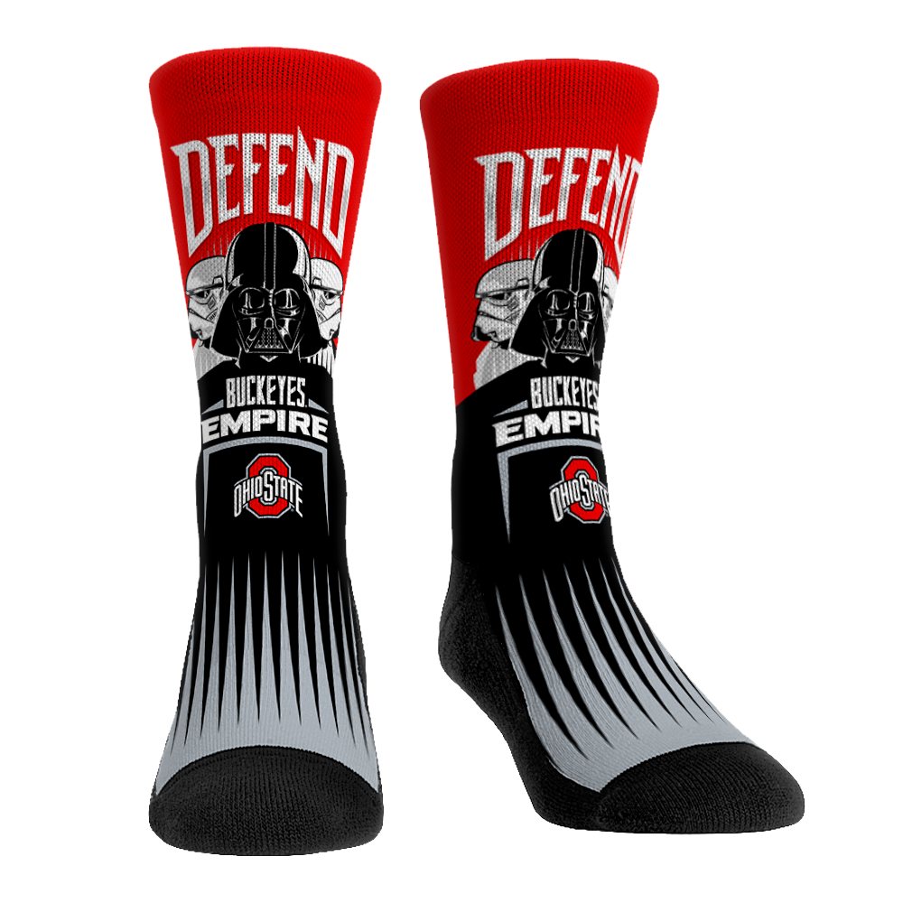 Ohio State Buckeyes - Star Wars - Defend the Empire Crew Socks