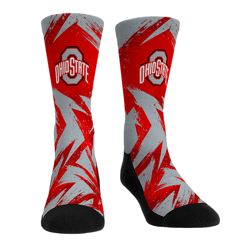 Ohio State Buckeyes - Game Paint Crew Socks