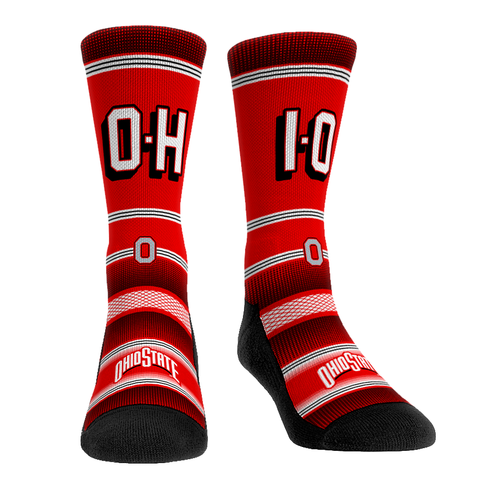 Ohio State Buckeyes - O-H-I-O Crew Socks