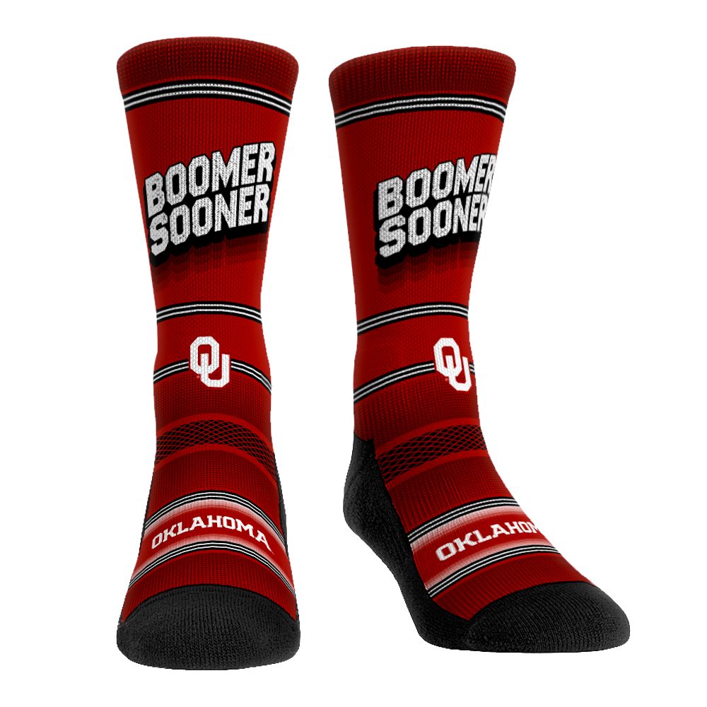 Oklahoma Sooners - Boomer Sooner Crew Socks