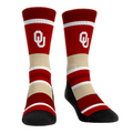 Oklahoma Sooners - Tech Stripe Crew Socks