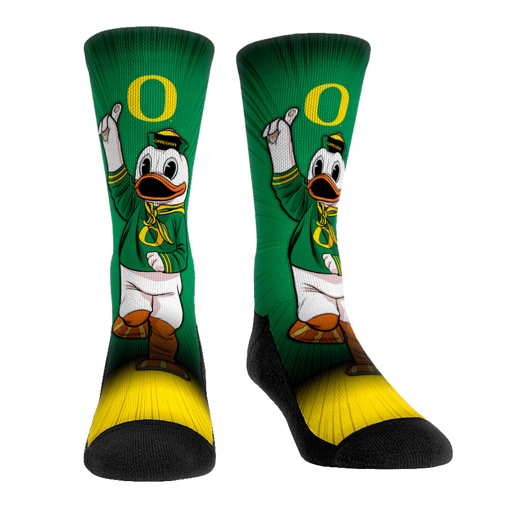 Oregon Ducks - Mascot Pump Up! Crew Socks