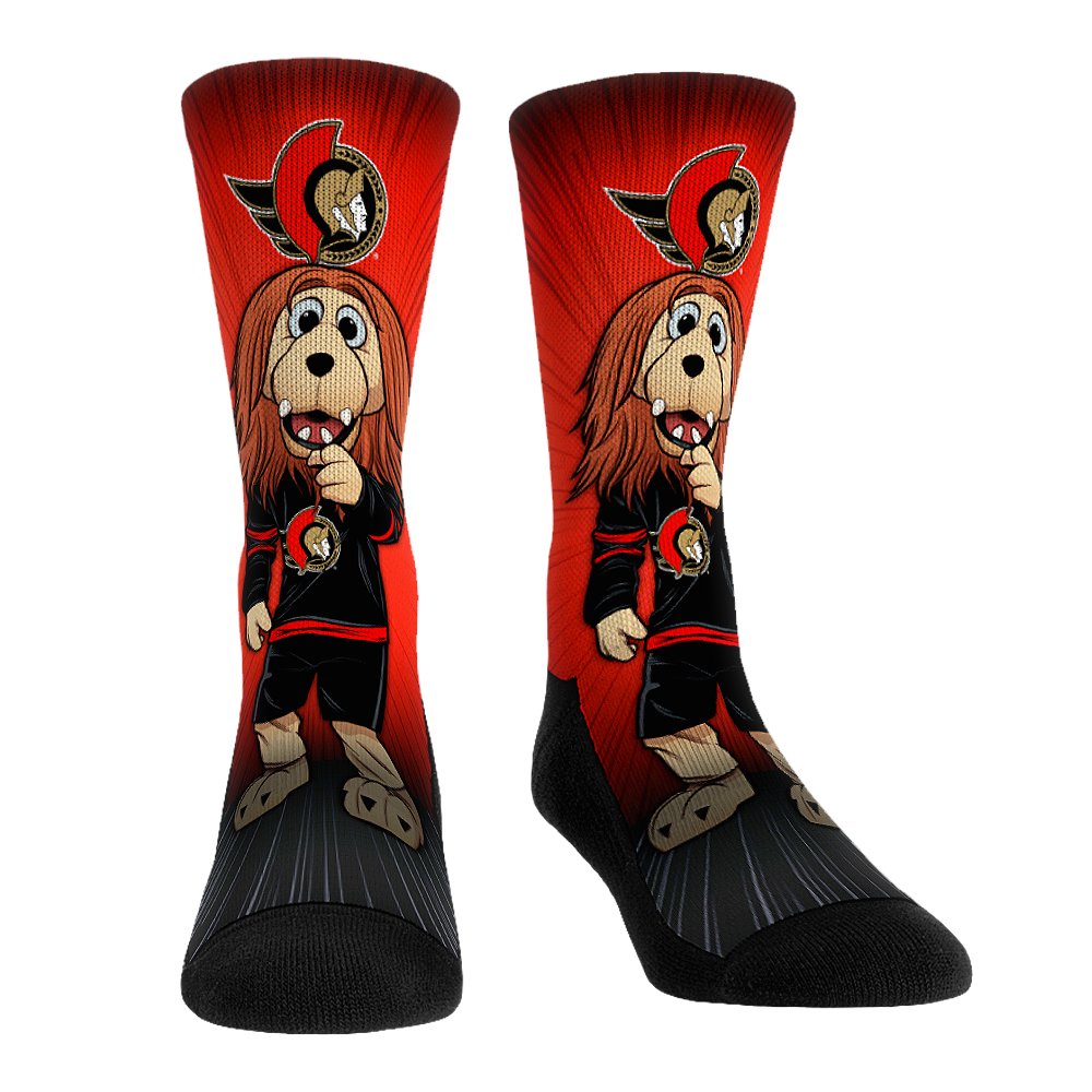 Ottawa Senators - Mascot Pump Up! Crew Socks