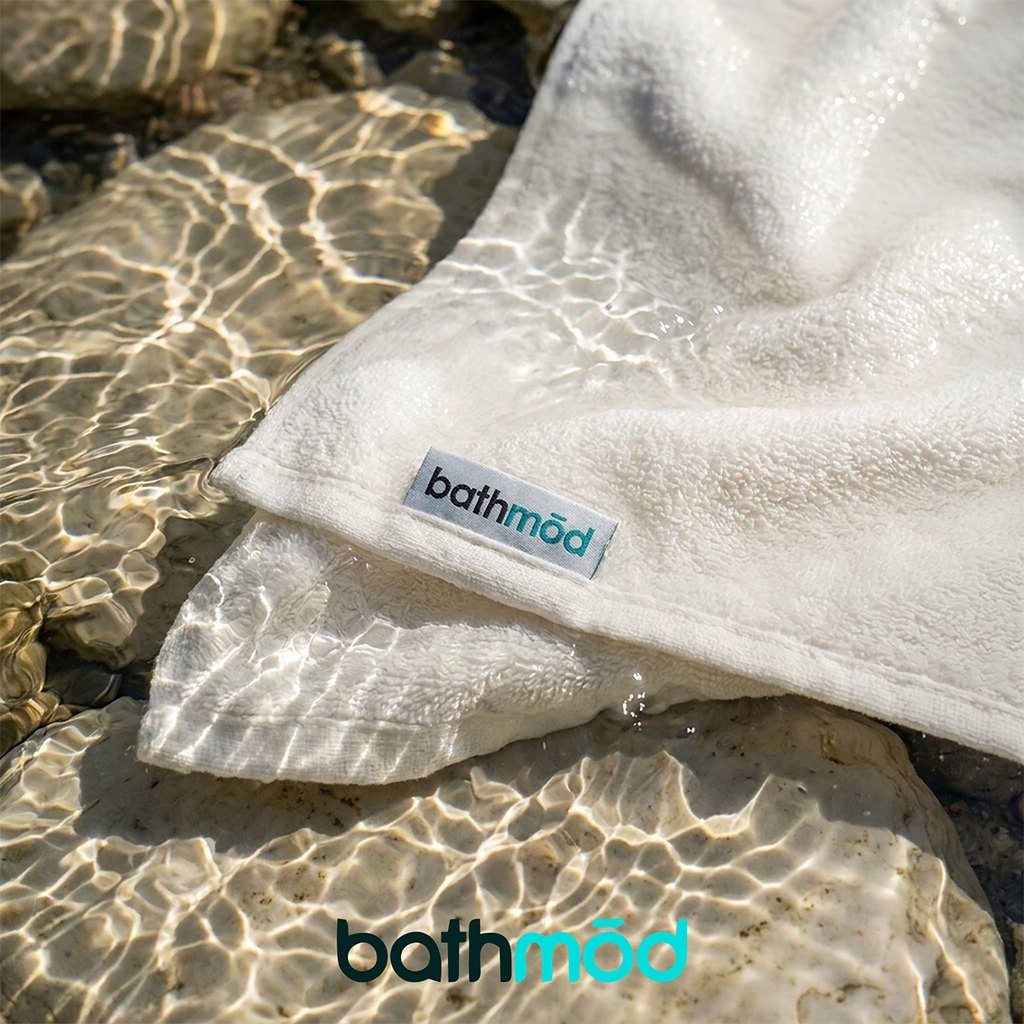 Luxury Organic Bath Sheets (Two Pack) - GOTS Certified, Soft, Eco - Friendly