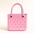 Everyday Medium EVA Tote – Blowing Bubbles | Waterproof, Lightweight, Baby Pink All - Purpose Bag