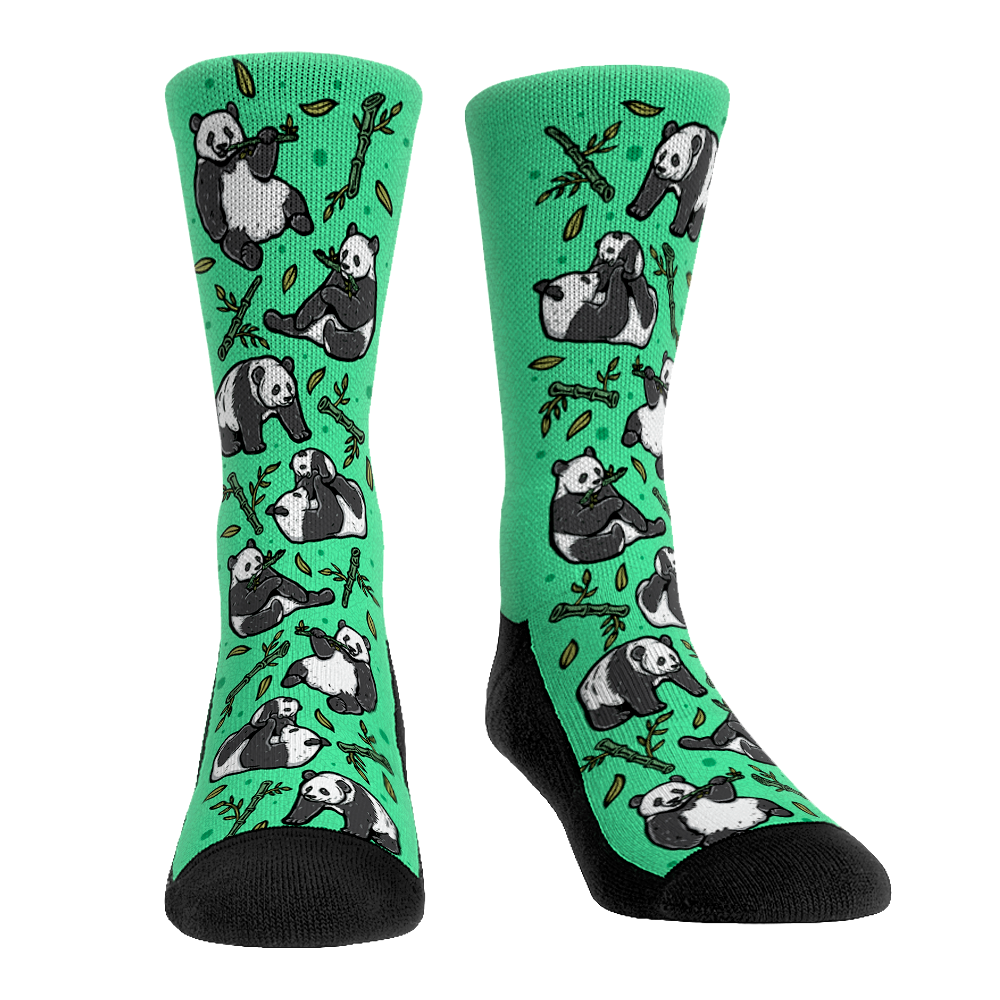 Pandas All-Over Crew Socks
