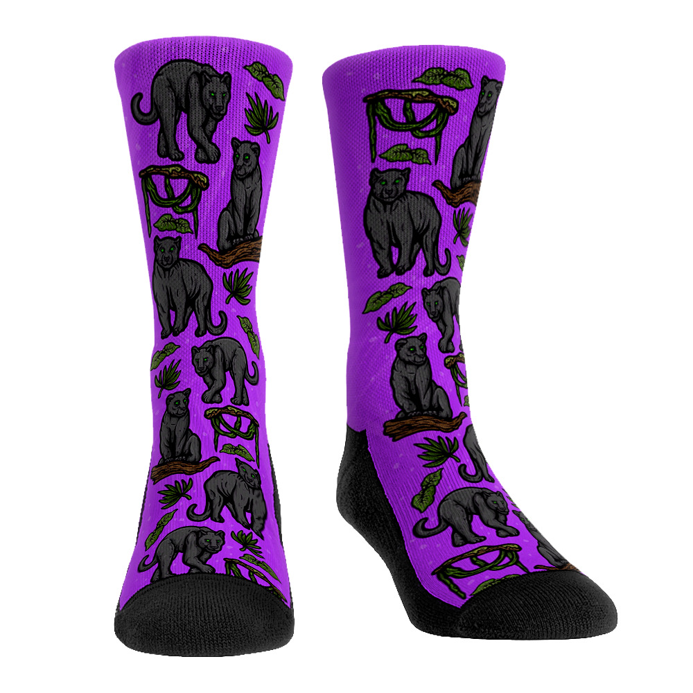 Panthers All-Over Crew Socks