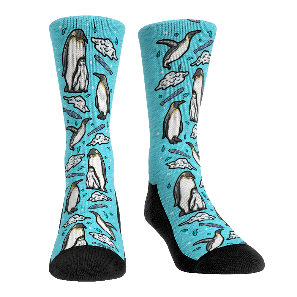 Penguins All-Over Crew Socks