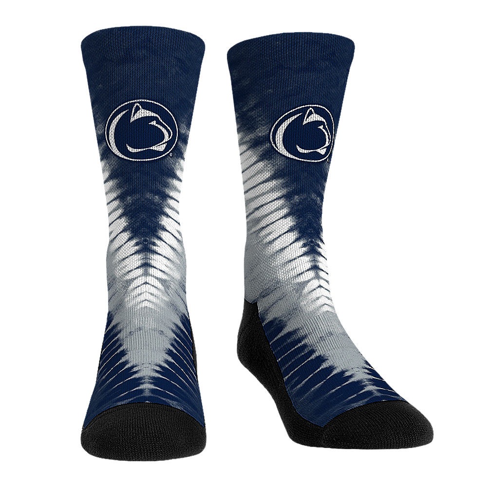 Penn State Nittany Lions - V Shape Tie Dye Crew Socks