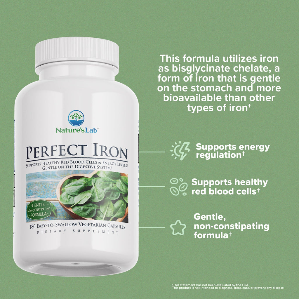 Perfect Iron 25mg - 180 Capsules