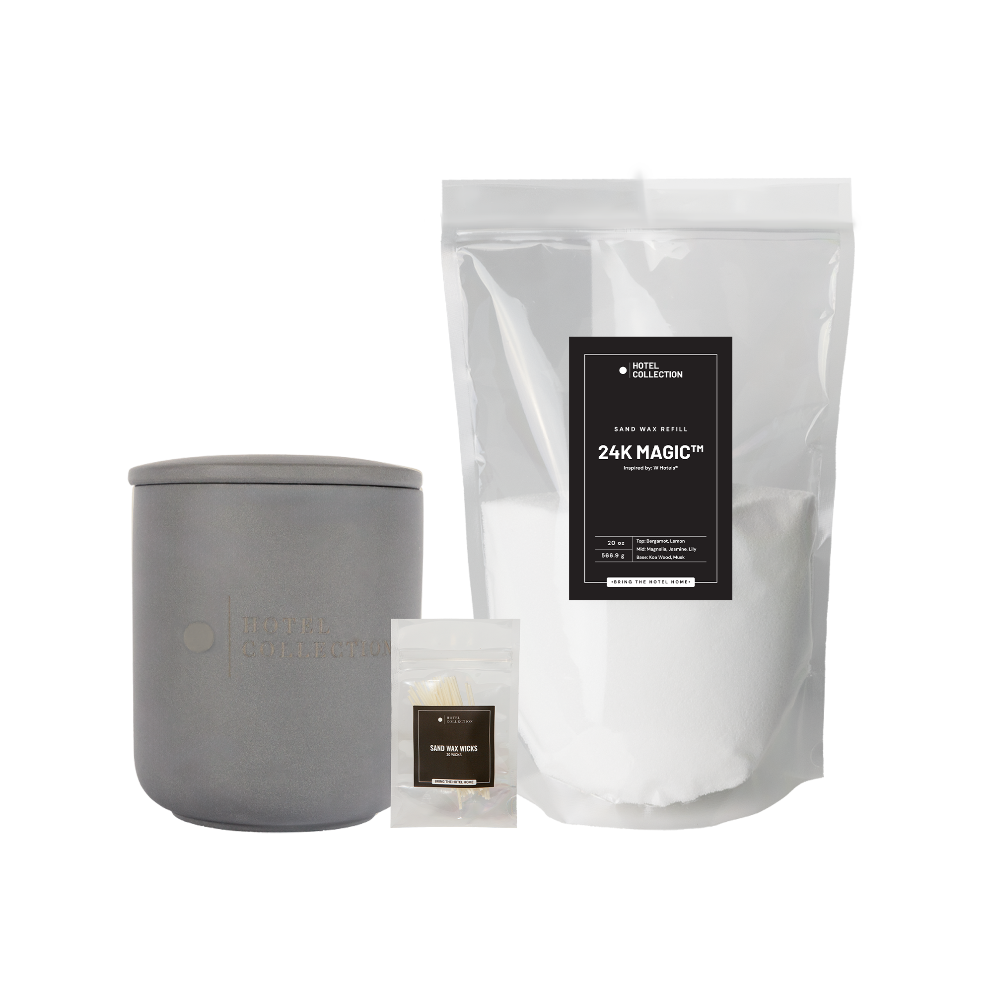 Petite Ceramic Sand Wax Set
