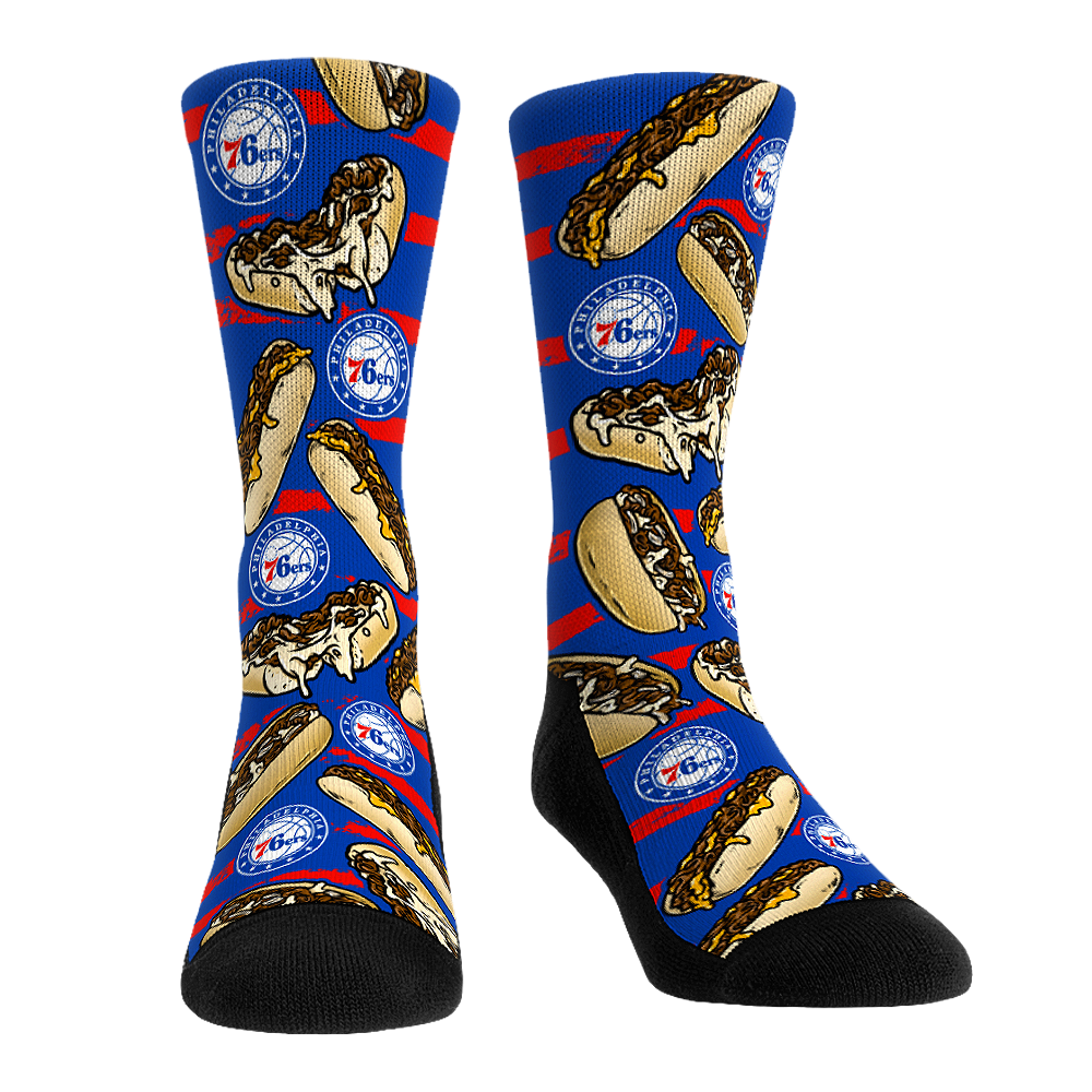 Philadelphia 76ers - Cheesesteaks Crew Socks