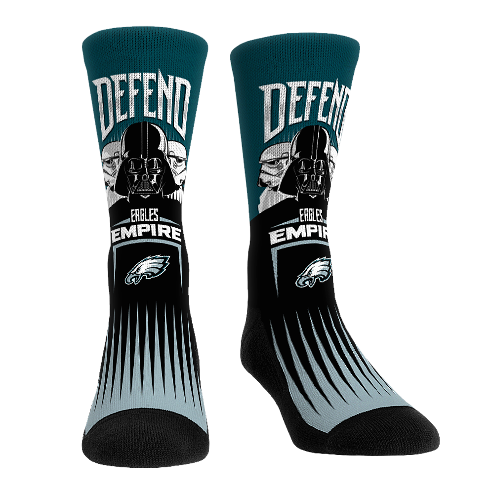 Philadelphia Eagles - Star Wars - Defend the Empire Crew Socks