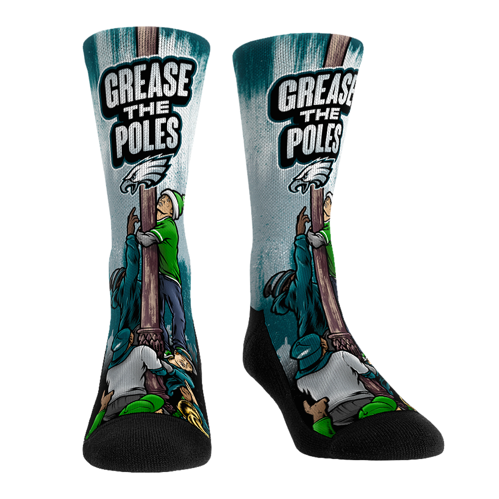 Philadelphia Eagles - Grease the Poles Crew Socks