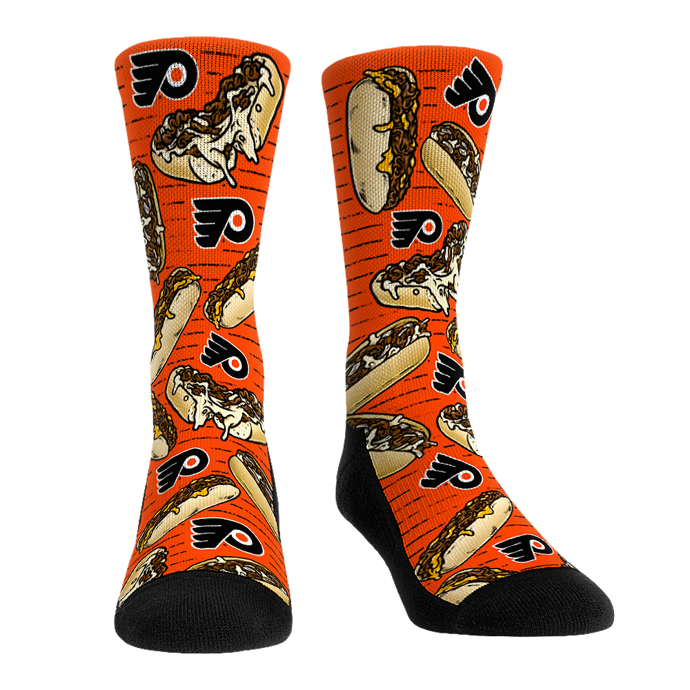 Philadelphia Flyers - Cheesesteaks Crew Socks