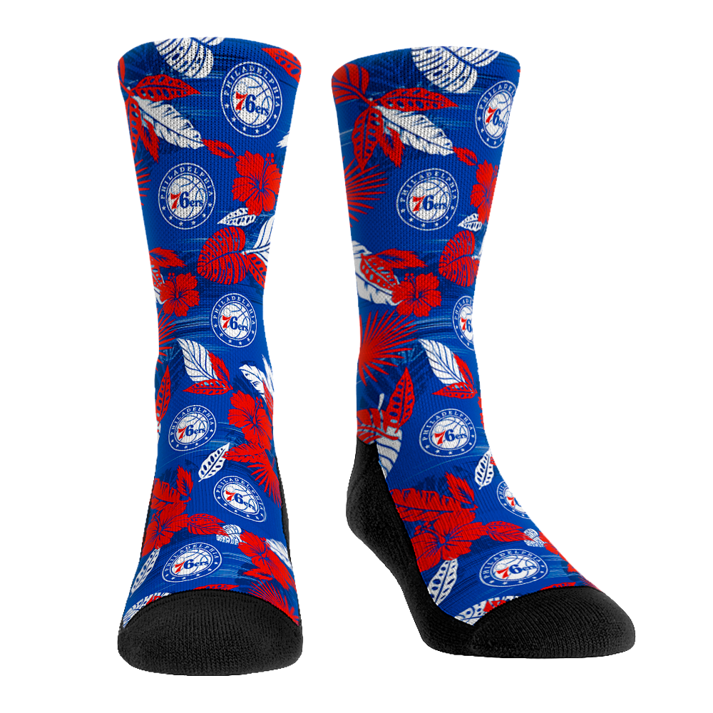 Philadelphia 76ers - Floral Crew Socks