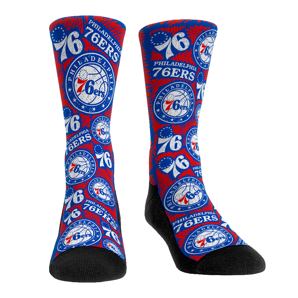 Philadelphia 76ers - Logo Sketch Crew Socks