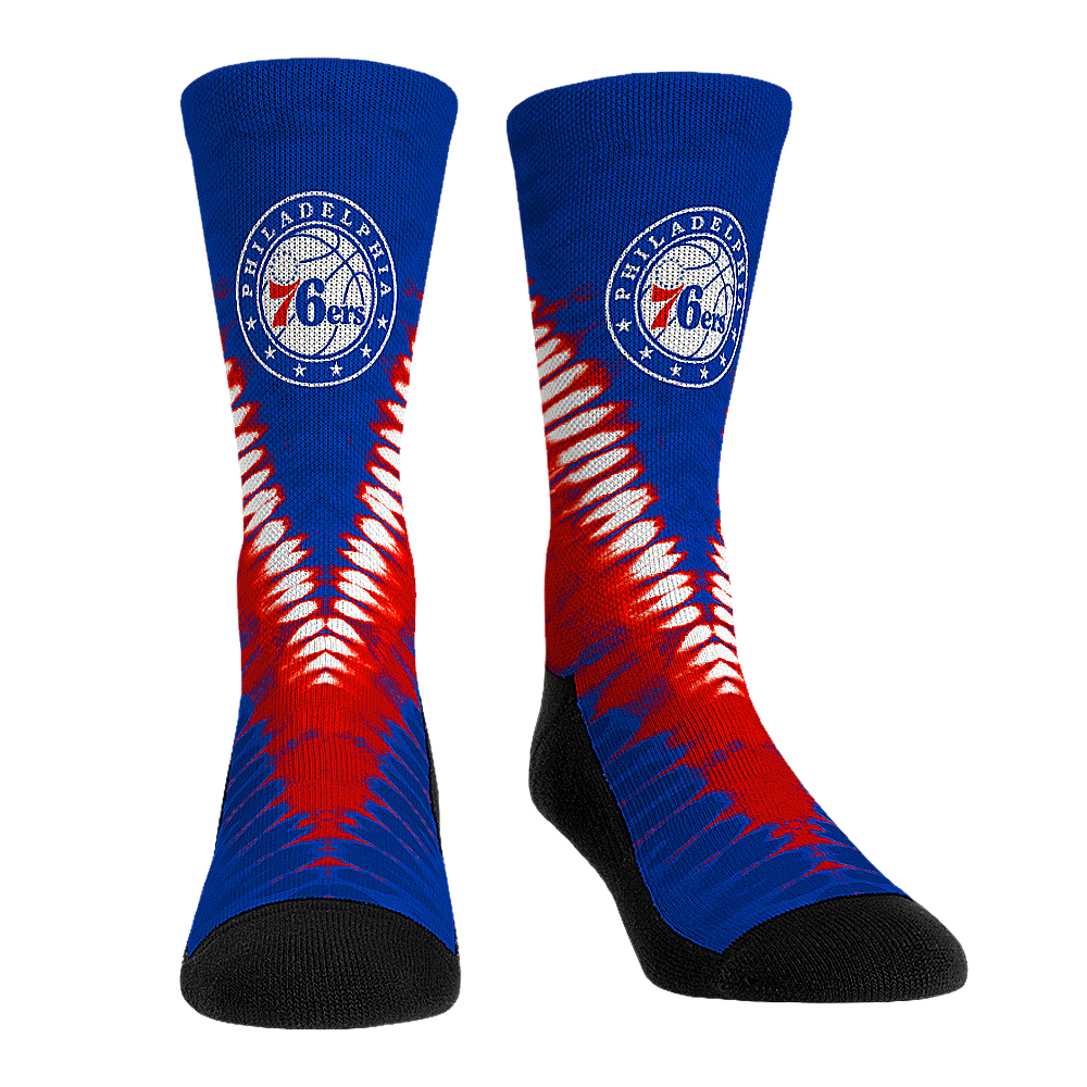 Philadelphia 76ers - V Shape Tie Dye Crew Socks
