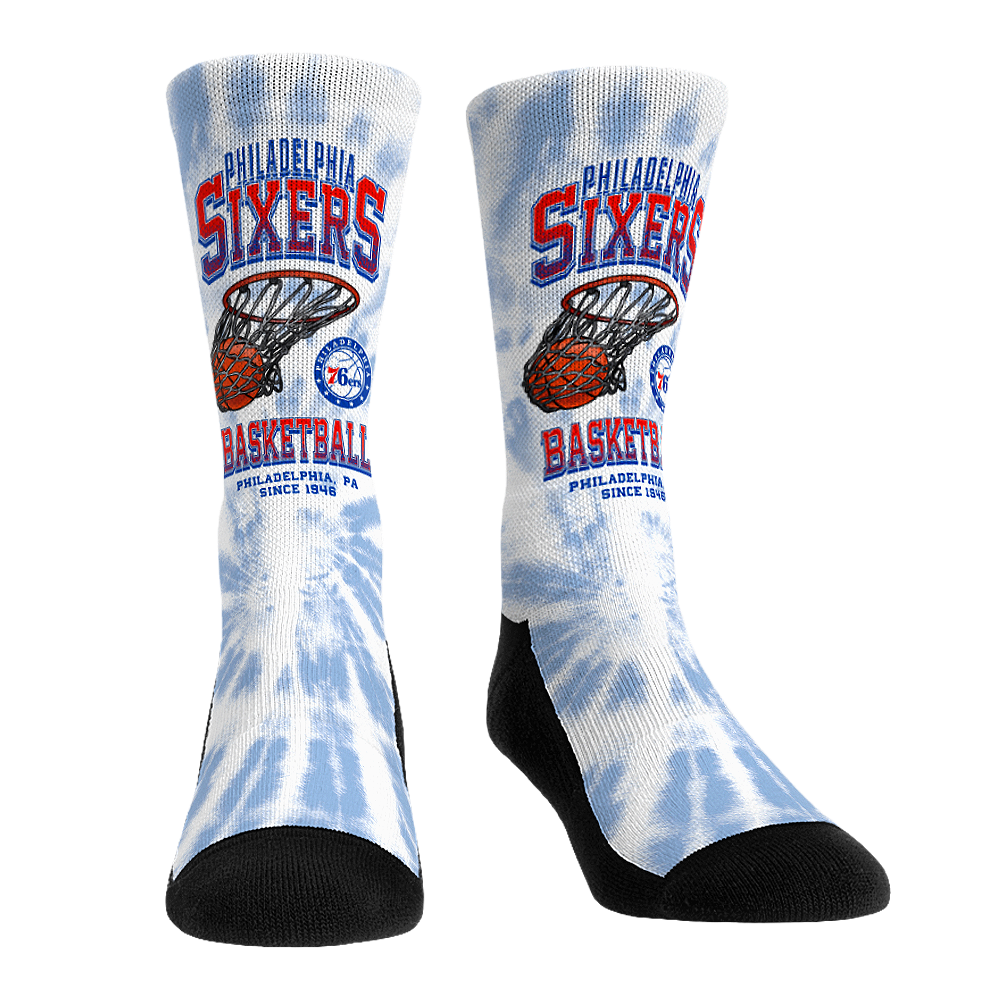 Philadelphia 76ers - Vintage Hoop Crew Socks