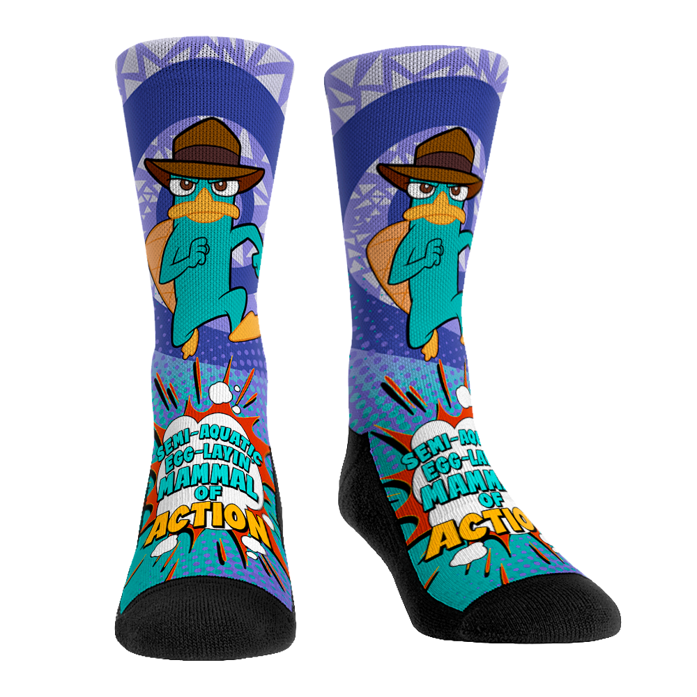 Phineas and Ferb - Agent P Crew Socks