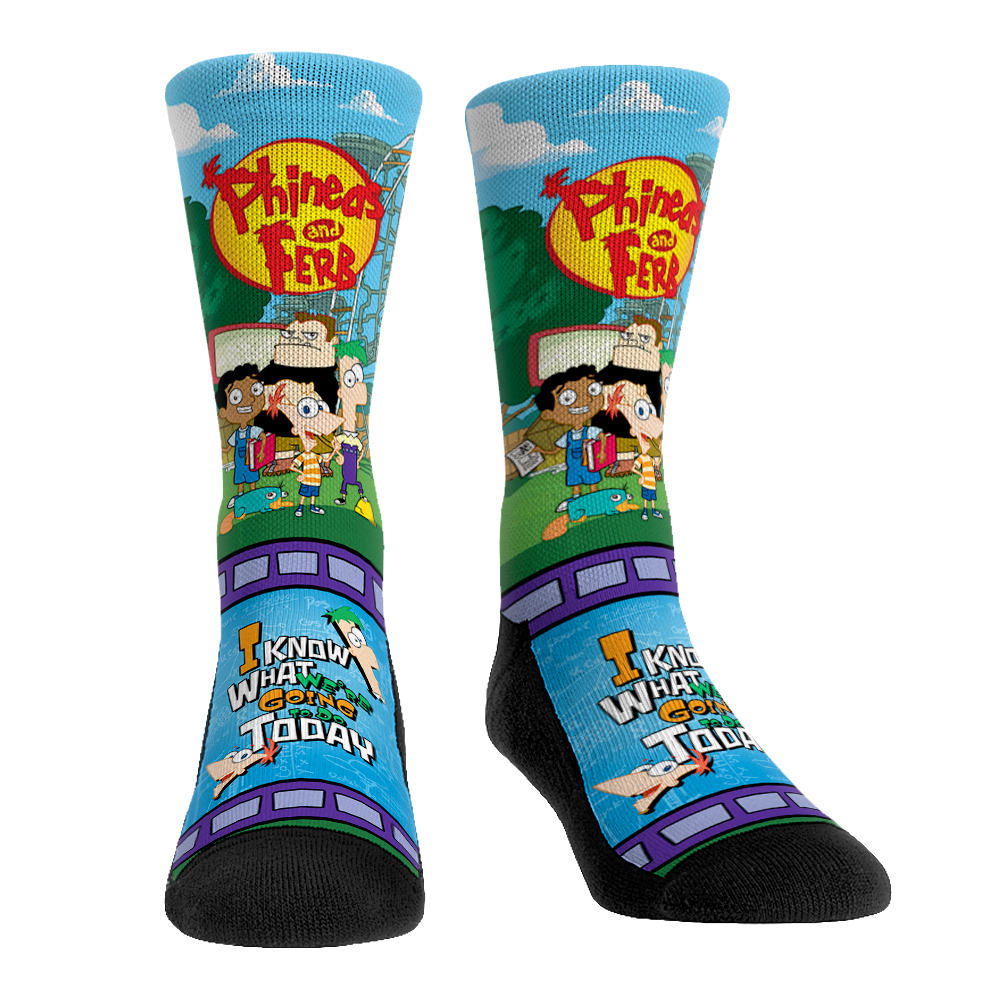 Phineas and Ferb - Title Sequence Crew Socks