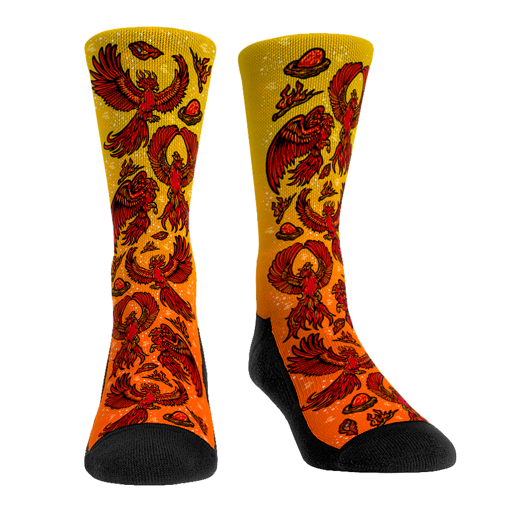 Phoenix All-Over Crew Socks