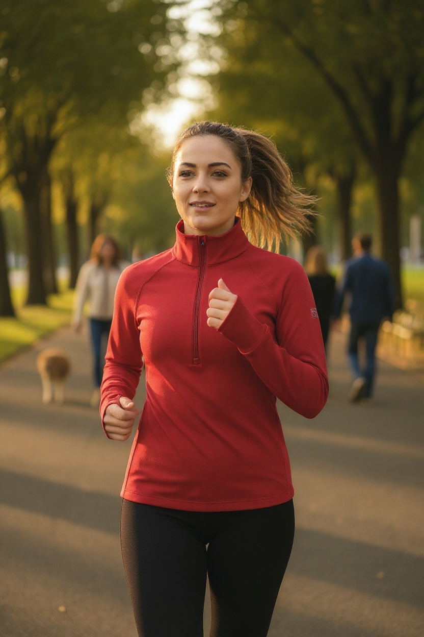 Foudy Mid - Weight Long Sleeve ½ Zip Top