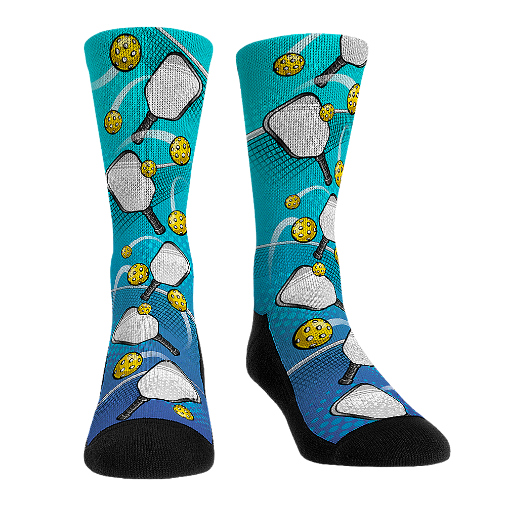 Pickleball - All-Over Crew Socks