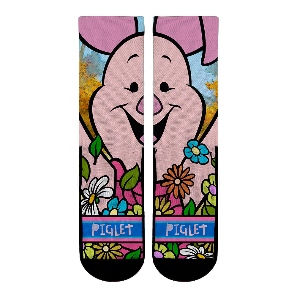 Winnie the Pooh Piglet - Split Face Crew Socks