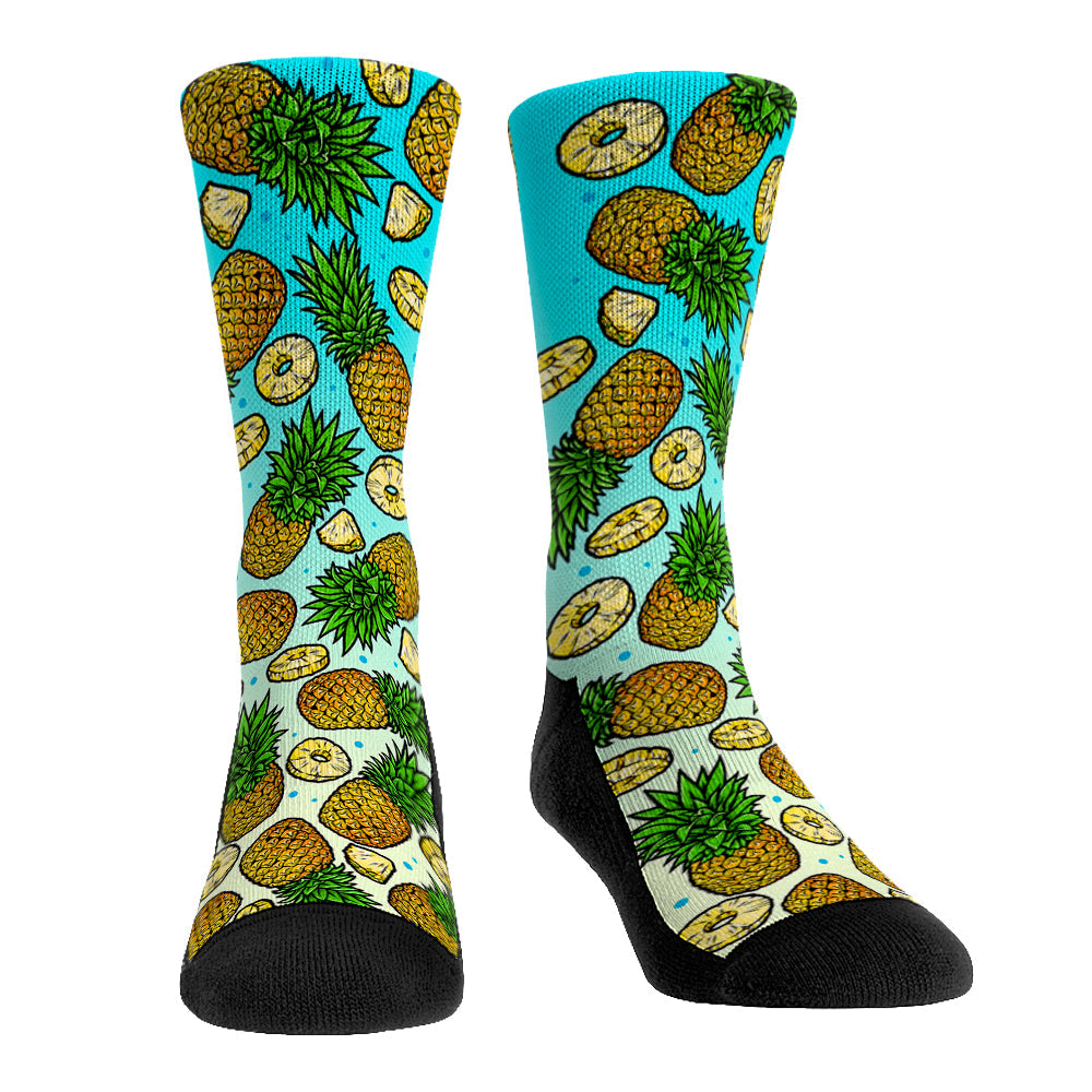 Pineapple - All-Over Crew Socks