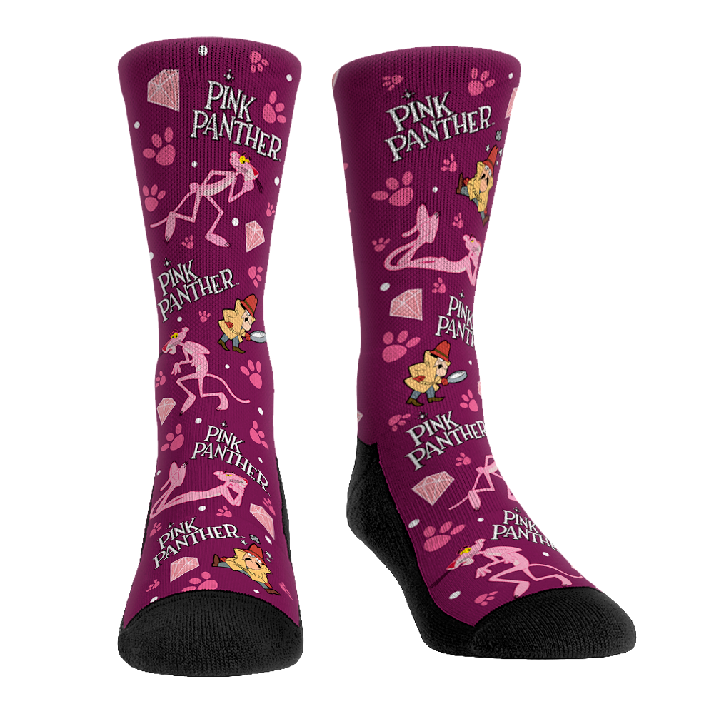 Pink Panther - All-Over Crew Socks