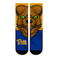Pittsburgh Panthers - Roc the Panther Mascot Crew Socks