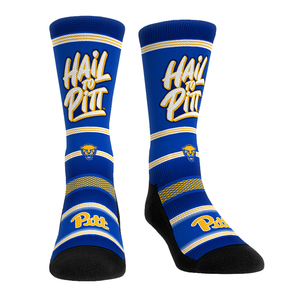 Pittsburgh Panthers - Team Slogan Crew Socks