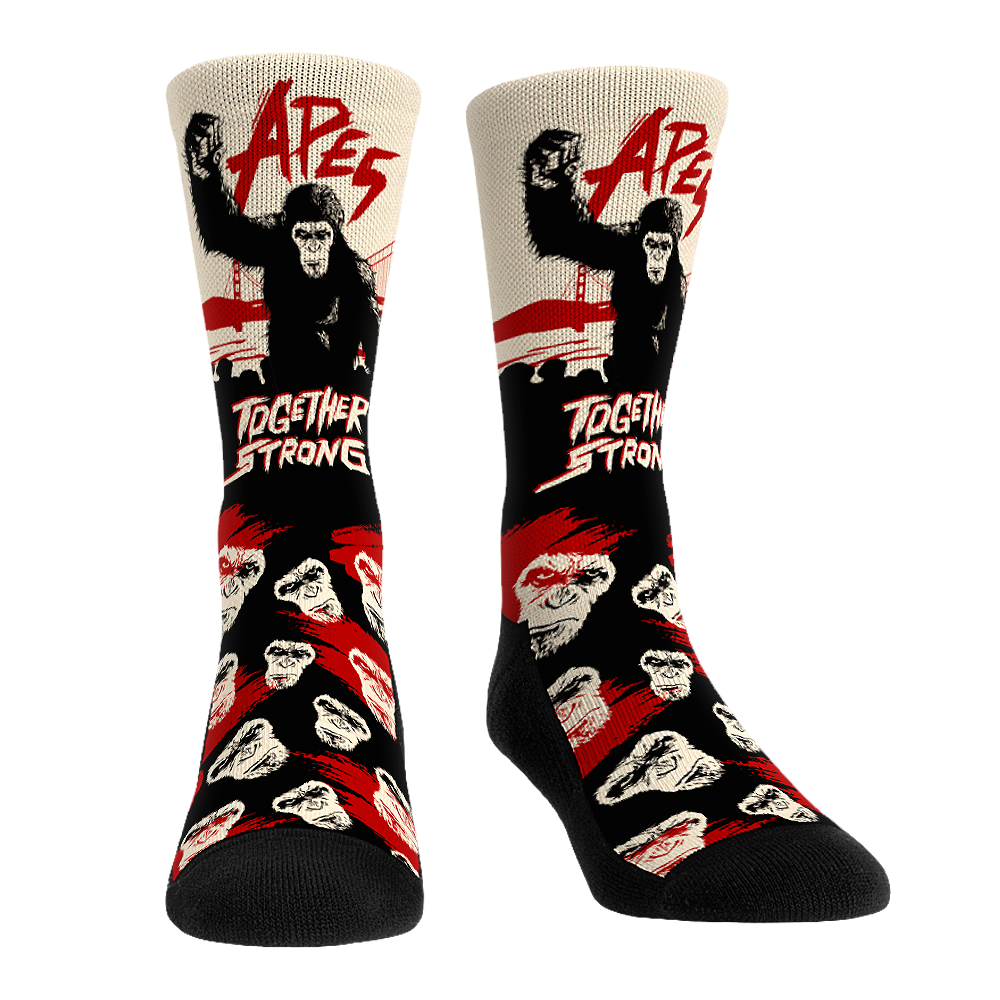 Planet of the Apes - Apes Together Strong Crew Socks