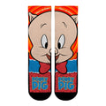 Porky Pig - Split Face Crew Socks