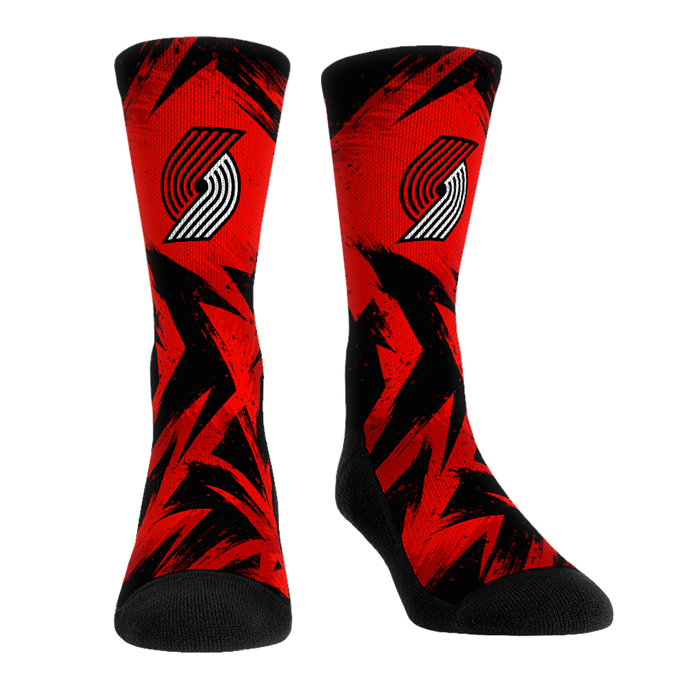 Portland Trail Blazers - Game Paint Crew Socks