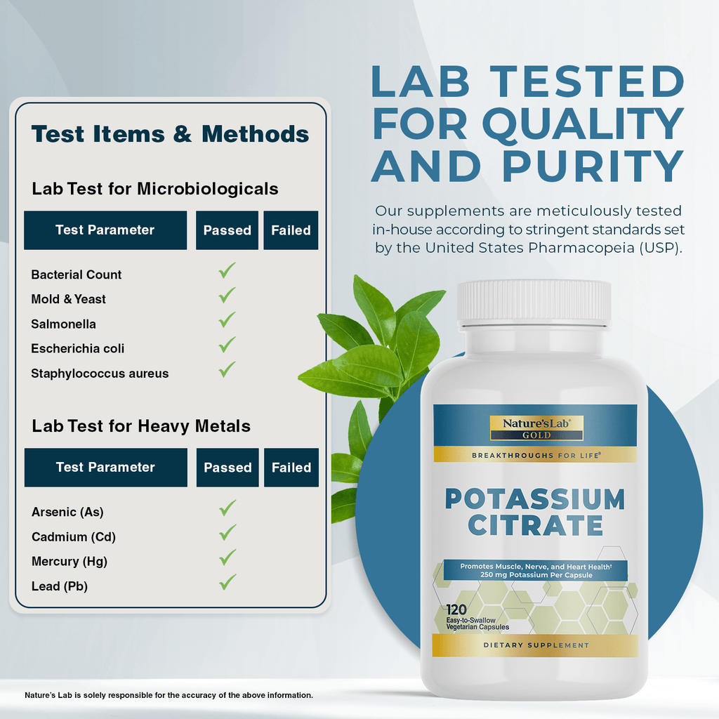 Gold Potassium Citrate - 120 Capsules