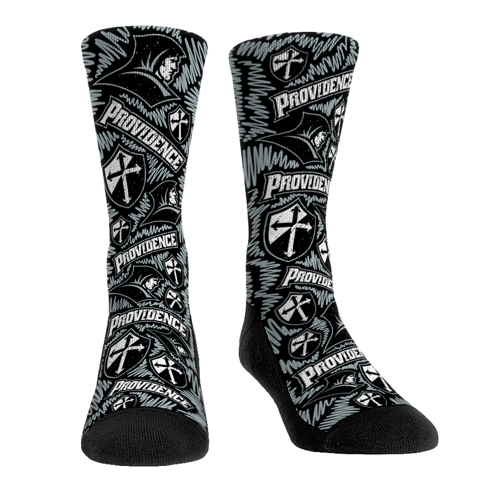 Providence Friars - Logo Sketch Crew Socks